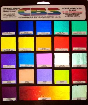 Cbs Dichroic Glass Color Chart