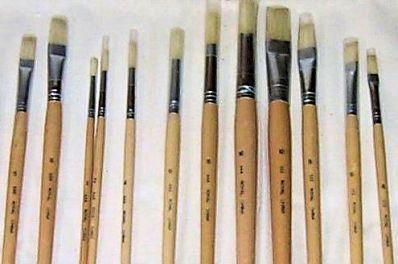 Badger Hair Paint Brushes